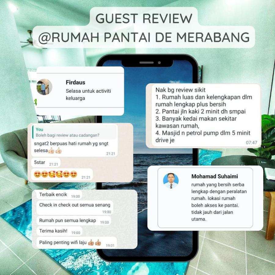 Rumah Pantai De Merabang 巴佐 外观 照片